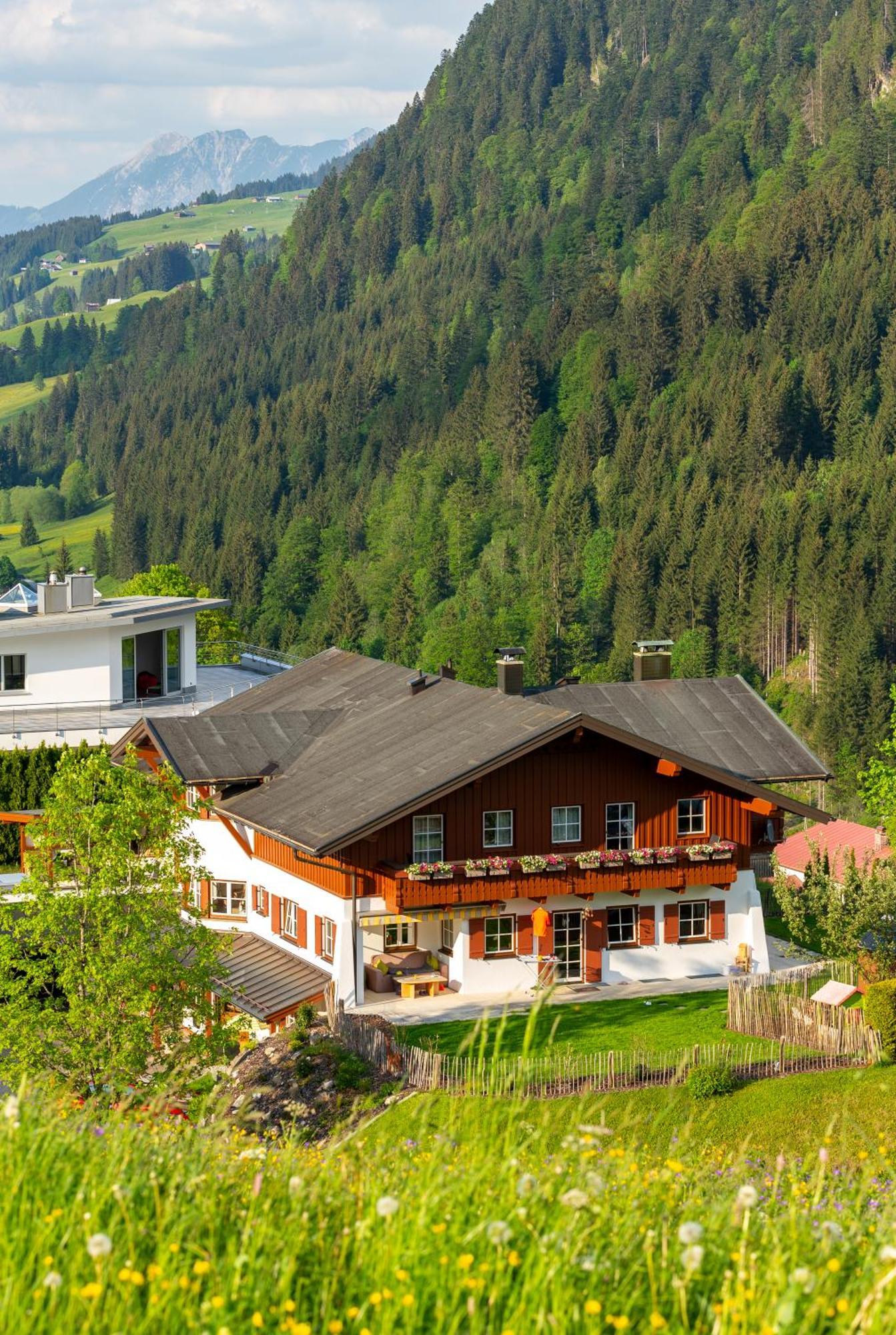 Haus Berg & Tal Lägenhet Hirschegg  Exteriör bild